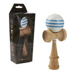 Joc de indemanare Momki Kendama, alb si albastru