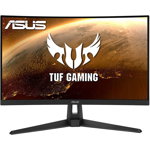 Monitor Asus LED Gaming Curbat TUF VG27WQ1B 27 inch WQHD VA 1ms 165Hz Black