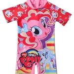 Costum de baie pentru Copii THK2053, protectie UV, Rosu cu my little Pony, Rosu