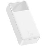 Baterie externa 30000mAh, 15W - Baseus - White