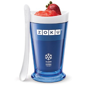 Zoku Pahar pentru preparare Slush sau Shake ZK113 BL, albastru
