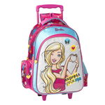 Ghiozdan fetite tip troler Barbie, 35 x 45 x 12 cm