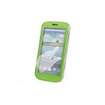 Husa Smart View Samsung S5/G900, flip cover, piele ecologica, verde, 