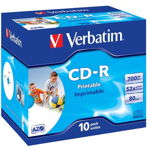 Mediu optic BLANK CD-R Datalife Plus 52X 700MB 10 bucati, Verbatim