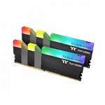 Memorie DDR4 Thermaltake ToughRAM RGB 64GB (2x 32GB) 3200MHz iluminare RGB cu radiator