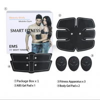Aparat fitness cu electrostimulare pentru abdomen, brate, talie si picioare, Cumpar 24 H