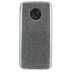 Husa de protectie, Glitter Case, Motorola Moto G6 Plus, Negru, OEM