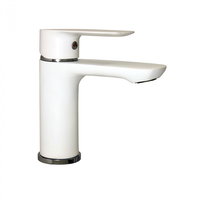 Baterie Fleko cartus ceramic, 40mm, alama, debit ajustabil, 14cm, Alb, Fleko