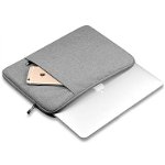 Husa laptop Tech-Protect Sleeve 13/14 inch Light Grey, TECH-PROTECT