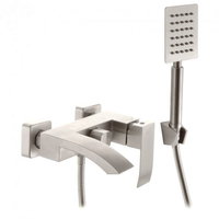 Coloana de dus Mixxus AMA-009-J, 120 cm baterie si para, monocomanda, furtun flexibil