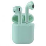 Casti Audio Wireless Techstar® i7S mini, Verde, Tip in-ear pentru IOS si Android, Bluetooth, Techstar