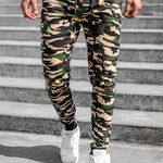 Pantaloni de trening maro army Bolf, BOLF