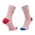 Happy Socks Set de 3 perechi de șosete medii unisex XFLO08-3300 Roz, Happy Socks