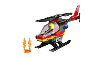 Set LEGO City - Elicopter de pompieri (60411), LEGO®