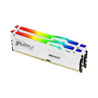 Memorie Kingston FURY Beast RGB White 32GB DDR5 5600MHz CL40 Dual Channel Kit KF556C40BWAK2-32