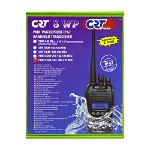Statie radio PMR portabila CRT 8WP PMR UHF waterproof IP67 Scan Squelch Vox Radio FM PNI-CRT-8WP