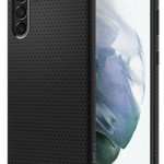 Carcasa Spigen Liquid Air compatibila cu Samsung Galaxy S21 Plus Matte Black