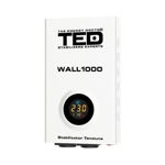 Stabilizator retea maxim 1000VA-AVR LCD 2 iesiri schuko WALL TED000057 (1/4), OEM