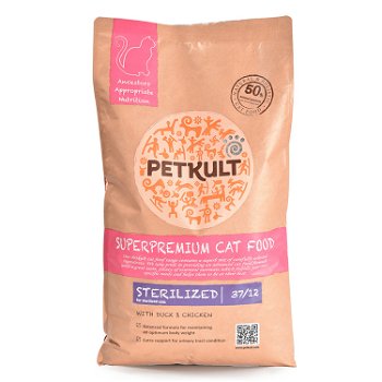 Hrana Uscata Pisici PETKULT Sterilised 37/12 7kg