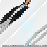 Blugi mom fit cu talie inalta, KOTON Blugi mom fit cu talie inalta, KOTON