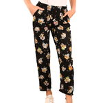 Pantaloni pentru dama negri Tea- cod 45673, 