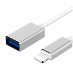 Cablu adaptor USB 2.0 la iPhone lightning cu OTG maxim IOS13, OEM