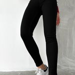 Blugi dama Sibel , slimfit cu talie inalta si textura elastica, Negru, FashionForYou