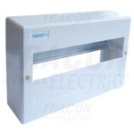 Cutie de distributie pe tencuiala, fara usa, bareta N/PE EDFK-12/1AN 1×12 modul, IP40, (H×W×D=160×260×65mm), Tracon