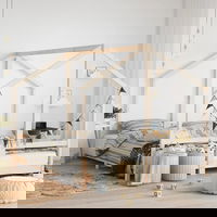 vidaXL Cadru pat pentru copii, 2x(80x200) cm, lemn masiv de pin, vidaXL