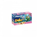 Set Playmobil(r) Magic King Of The Sea With Shark Carriage (70097) 