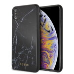 Husa Guess iPhone Xs Max Marble Neagra, Guess