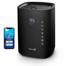 Umidificator si purificator Clean Air Optima CA604B Smart, WiFi, Difuzor de arome, Lampa UV-C, Ionizare, Display, Timer
