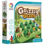 Joc Educativ Grizzly Gears Puzzle cu 80 de Provocari, Smart Games