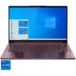 Laptop ultraportabil Lenovo Yoga Slim 7 14ITL05 cu procesor Intel Core i7-1165G7 pana la 4.70 GHz, 14", Full HD, IPS, 16GB, 512GB SSD, Intel Iris Xe Graphics, Windows 10 Home, Orchid