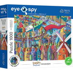 Puzzle 1000 UFT. Eye spy Amsterdam Trefl, Trefl