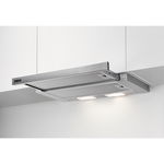 Hota incorporabila telescopica ZFP316S, Putere de absorbtie 410 m3/h, 1 motor, 60 cm, Inox, ZANUSSI