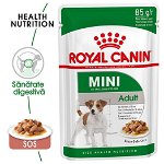 Royal Canin Mini Adult hrană umedă câine (în sos), 12 x 85g, Royal Canin