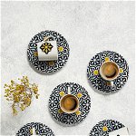 Set cești de cafea Malhun, Multicolor, 21x8x31 cm, Gural Porselen