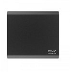 SSD portabil PNY Pro Elite, 500GB, USB 3.1 tip C, Black