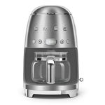 Cafetiera Smeg DCF02SSEU, 1050 W, 1,4 L, 10 cesti (Inox), Smeg