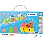 Puzzle - Trenuletul alfabetului (21 piese)