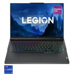 Laptop gaming Lenovo Legion Pro 7 16IRX8H, 16", WQXGA, Intel Core i9-13900HX, 32GB RAM, 2 x 1TB SSD, GeForce RTX 4080, No OS, Onyx Grey
