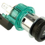 Adaptor mufa mama bricheta auto x1 10A 12÷24VDC verde PRO CAR 68131100, PRO CAR