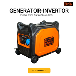 Generator-Invertor Black+Decker BXGNI6500E 6000 W, Black and Decker