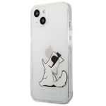 Husa Protectie Spate Karl Lagerfeld Choupette Fun pentru iPhone 13 (Transparent)