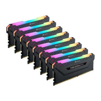 Memorie Corsair Vengeance XMP 2.0 black Heatspreade, 256GB (8x32GB), DDR4, 3200MHz, CL 16, RGB