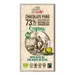 Ciocolata neagra cu 73% cacao si ulei extravirgin de masline Chocolates Sole, bio, 100g, Chocolates Sole