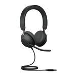 Casti Call Center Jabra Evolve2 40 SE, USB-A, stereo, microfon (Negru), Jabra