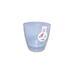 Set masca si ghiveci pentru orhidee Miltonia, diametru 16.3 cm, Transparent