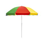 Umbrela protectie soare multicolora diametru 240cm si inaltime 220cm multicolora, stalp 33mm / CC9845, 
